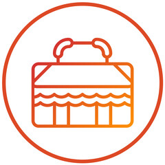 Vector Design Suitcase Icon Style