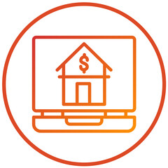 Vector Design Online Banking Icon Style