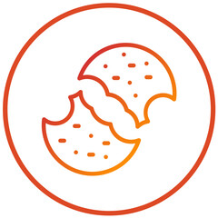 Vector Design Cookie Icon Style