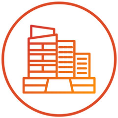 Vector Design Building Icon Style