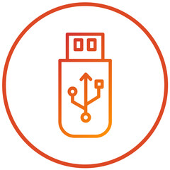 Vector Design Usb Icon Style