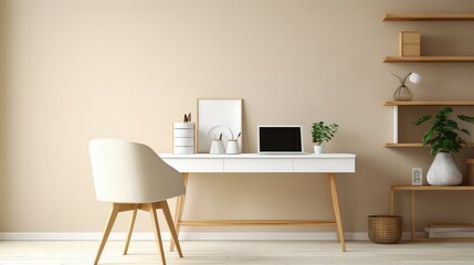desk home office space