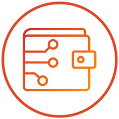 Vector Design Digital Wallet Icon Style