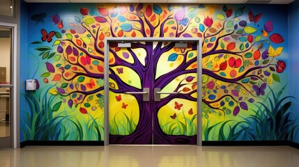 expression hospital door