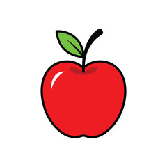 Fototapeta premium Apple vector illustration 