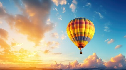 Fototapeta premium sky yellow blue