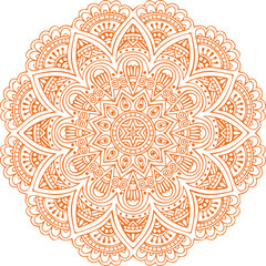 Beautiful flower art and mandala vector design
