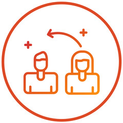 Fototapeta premium Swipe Left Vector Design Icon Style