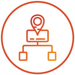 Sitemap Vector Design Icon Style