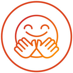 Vector Design Hug Icon Style