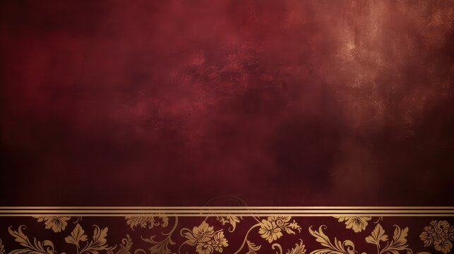 seamless burgundy and gold background