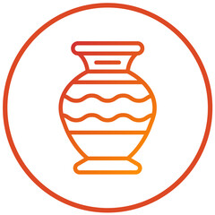 Vector Design Vase Icon Style