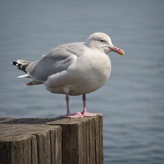 Obraz premium Glaucous Gull