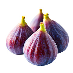 Obraz premium Close-up of Fresh Figs Against Transparent Background