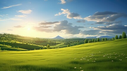 Fototapeta premium green grass spring