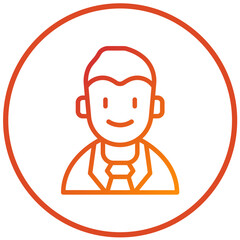 Vector Design Character Male Icon Style