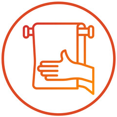 Vector Design Hand Towel Icon Style