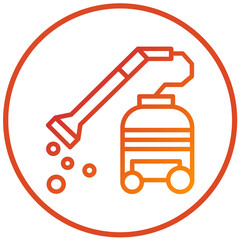 Vector Design Vacuum Cleaner Icon Style