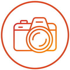 Vector Design Dslr Camera Icon Style