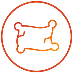 Vector Design Pillow Icon Style