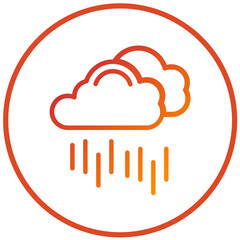 Vector Design Rainy Icon Style