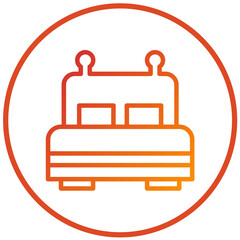 Vector Design Bed Icon Style