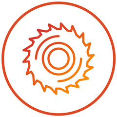 Vector Design Circular Saw Icon Style