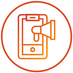 Vector Design Mobile Marketing Icon Style