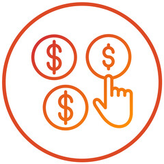 Vector Design Pay Per Click Icon Style