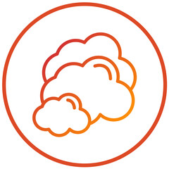 Vector Design Clouds Icon Style