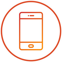 Vector Design Smart Phone Icon Style
