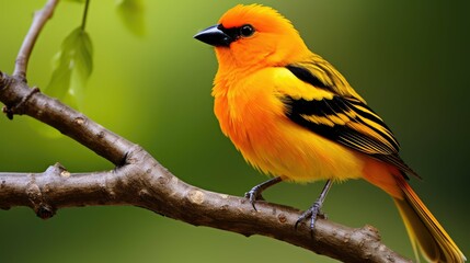 Obraz premium vibrant orange bird