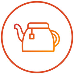 Vector Design Tea Pot Icon Style