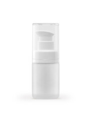 Small Bottle Pastel Color for spray isolated on white background