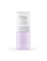 Small Bottle Pastel Color for spray isolated on white background