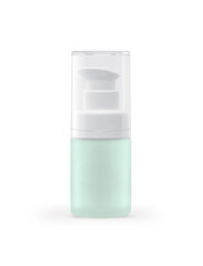 Small Bottle Pastel Color for spray isolated on white background