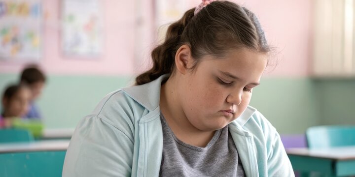 A focused student writing in class. Great for educational blogs, school-related content, learning strategies, and academic motivation.