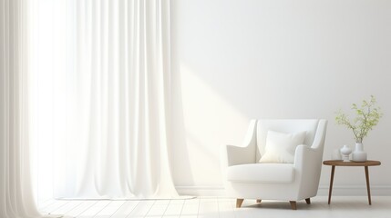 soothing calm white background