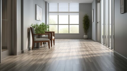 Fototapeta premium serenity wood grain flooring gray