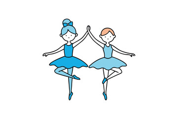 Ballet Dance Baby Women Vector Design