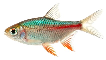 Fototapeta premium Tetra fish isolated on white background