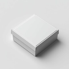 Naklejka premium Blank White Box Mockup - Modern Packaging Design