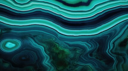 Obraz premium stone green blue texture