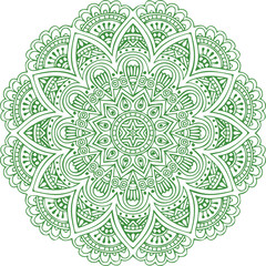 Beautiful flower art and mandala vector design