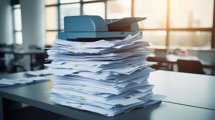 output printer office equipment