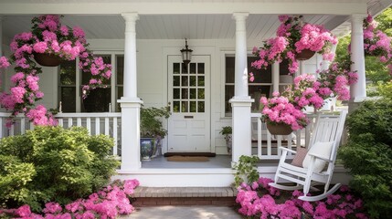 Obraz premium decor spring curb appeal