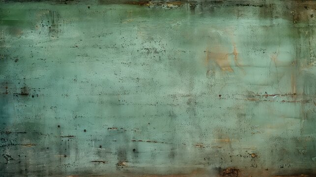 corroded green metal background