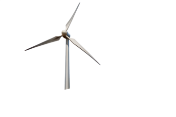 wind turbine isolated on white