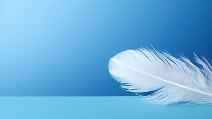 Obraz premium soft clean blue background