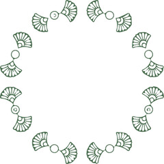 Beautiful flower art and mandala vector design